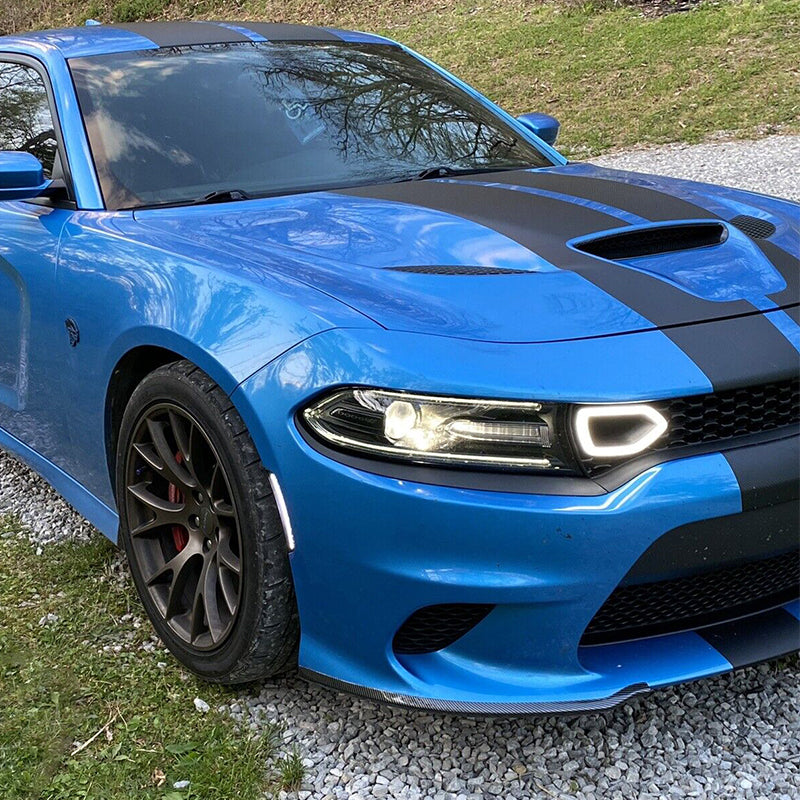 2015-2023 Dodge Charger Scat Pack Front Bumper Lip Splitter ABS