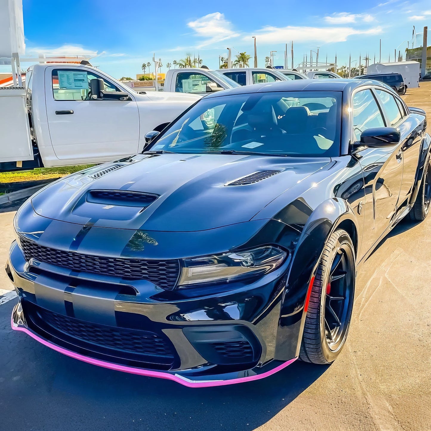 2020-2023 Dodge Charger Widebody OE Front Lip Protector ABS