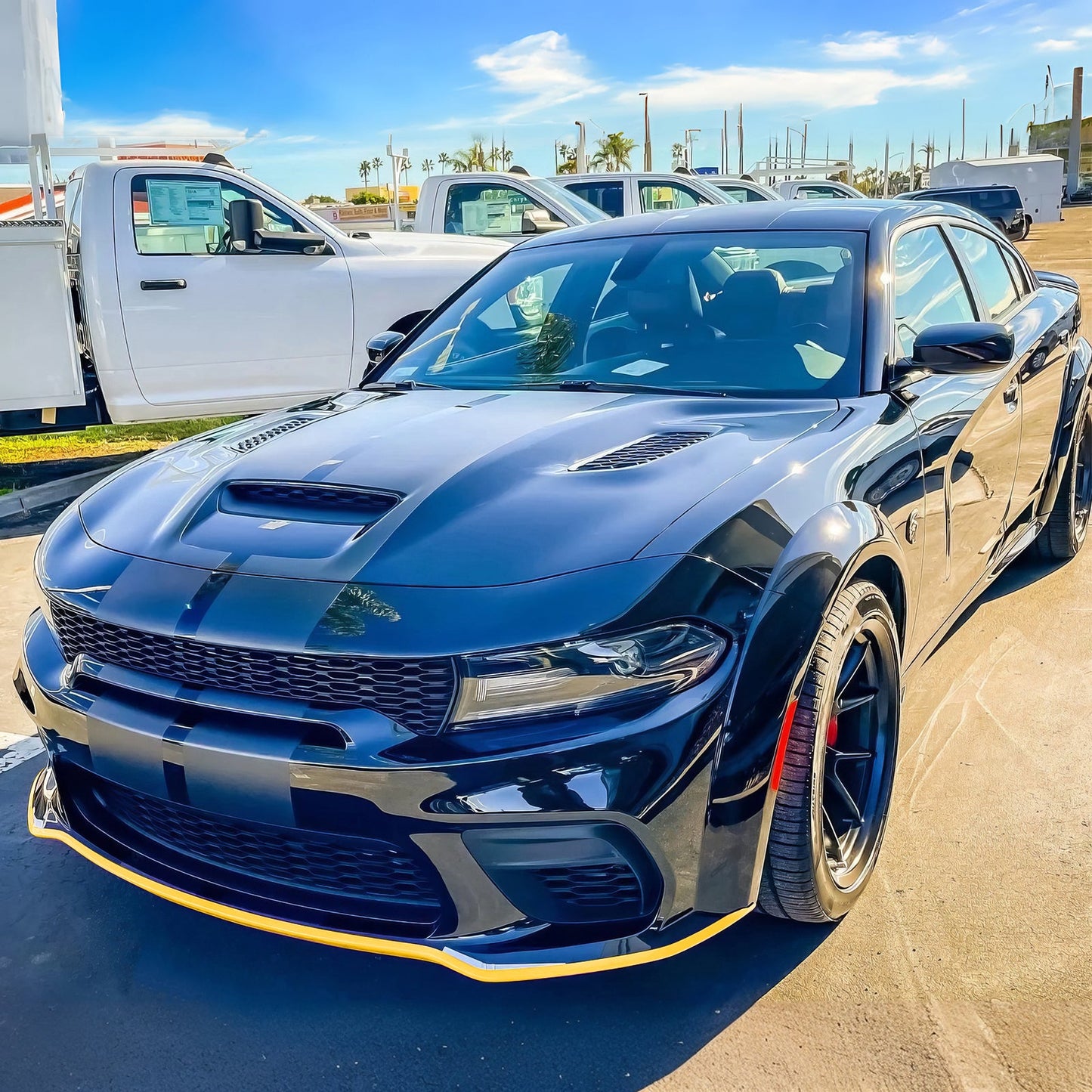 2020-2023 Dodge Charger Widebody OE Front Lip Protector ABS