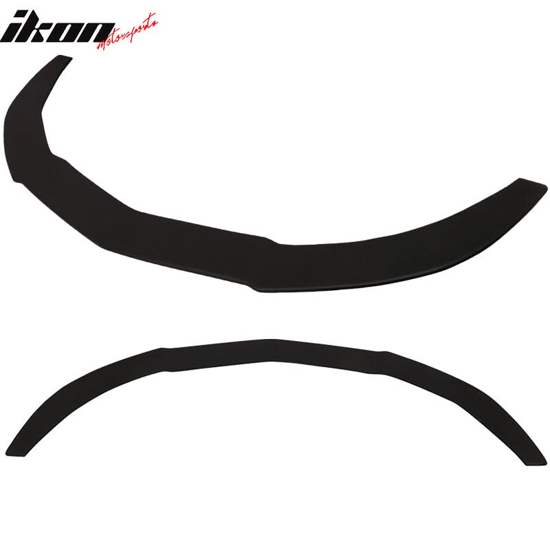 2014-2018 Benz CLA W117 Coated Textured Front Lip & Splitter Rod