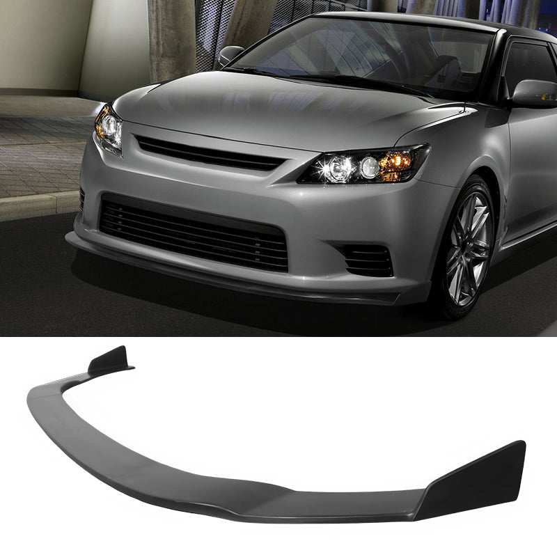 2011-2013 Scion tC Front Bumper Lip Unpainted PU IKON Chin Spoiler 3PC