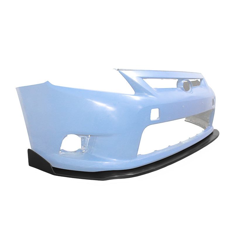 2011-2013 Scion tC Front Bumper Lip Unpainted PU IKON Chin Spoiler 3PC