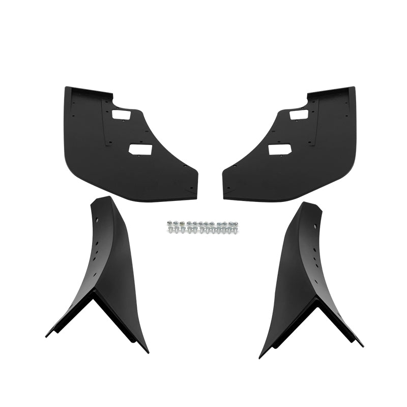 2015-2023 Ford Mustang GT500 Style 2PC Front Bumper Corner Winglets PP