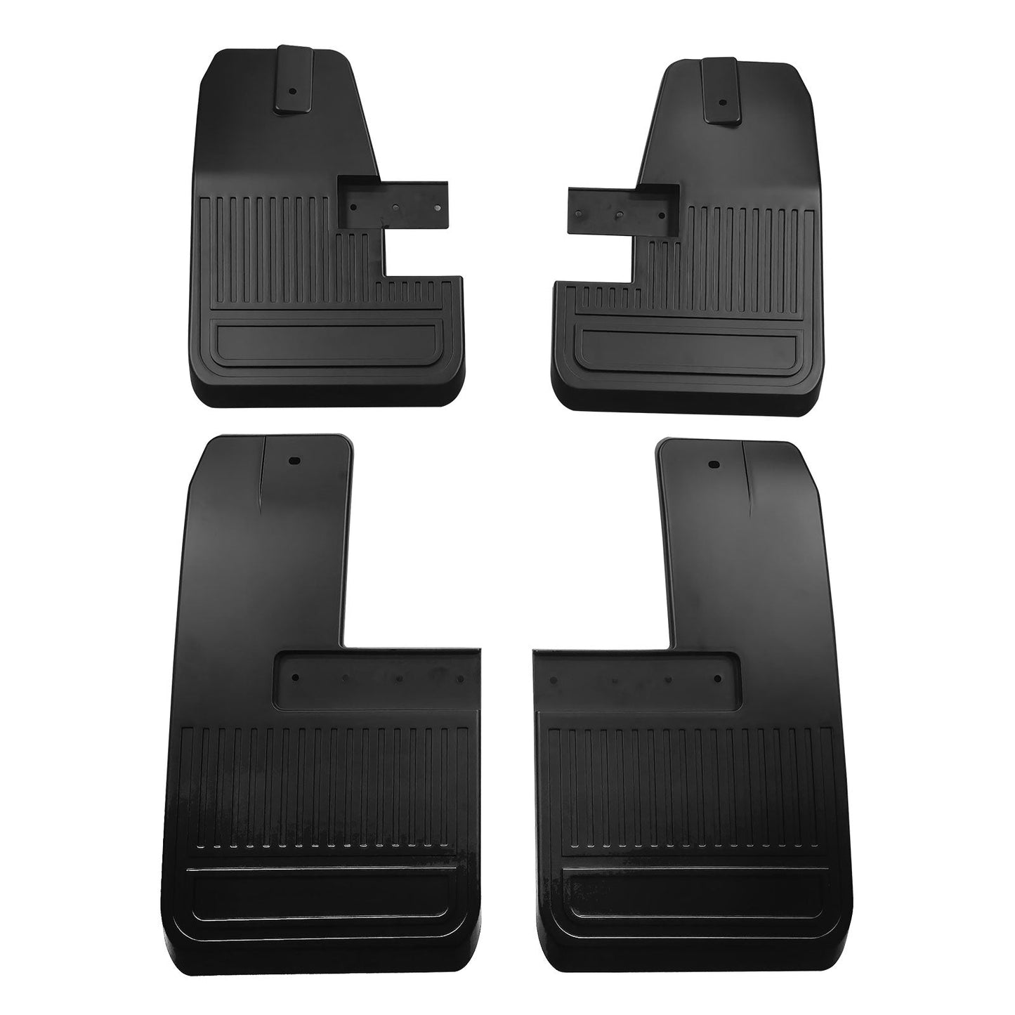 2021-2025 Ford Bronco Black 4PCS Front Rear Mud Flaps Splash Guards