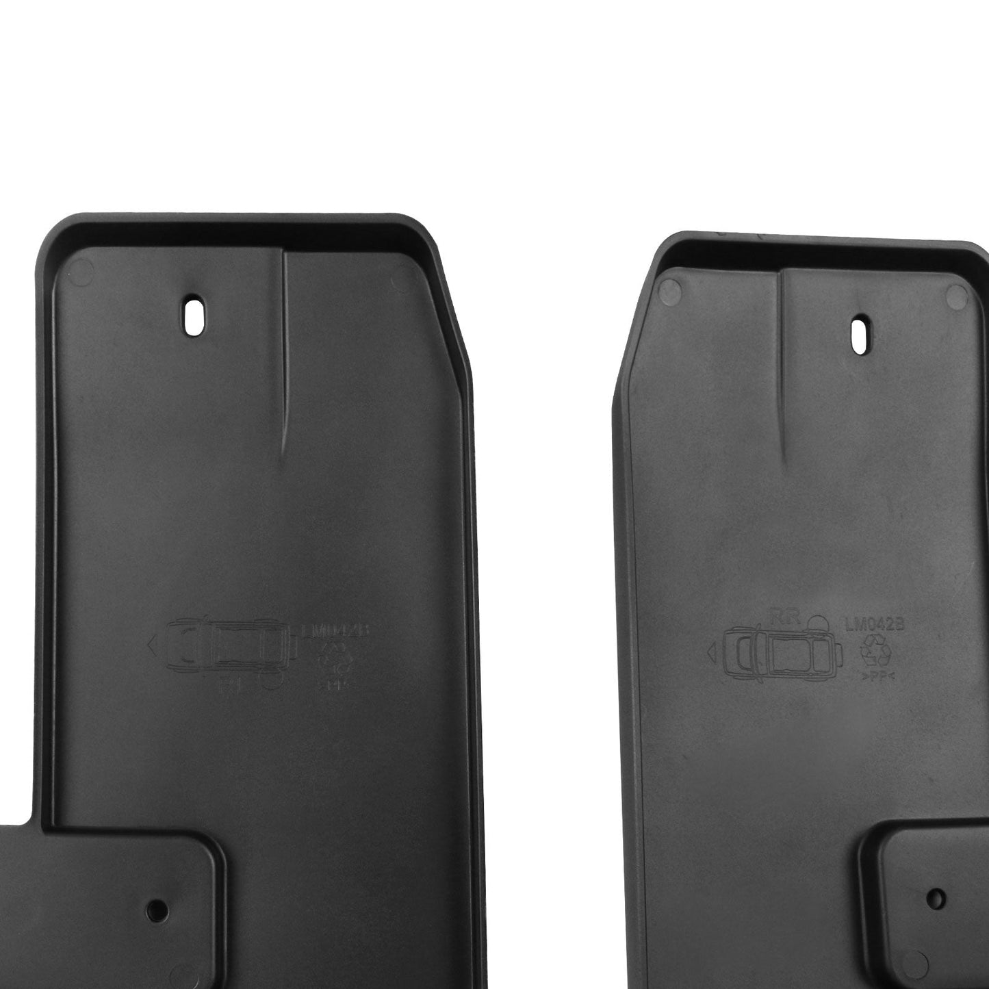 2021-2025 Ford Bronco Black 4PCS Front Rear Mud Flaps Splash Guards