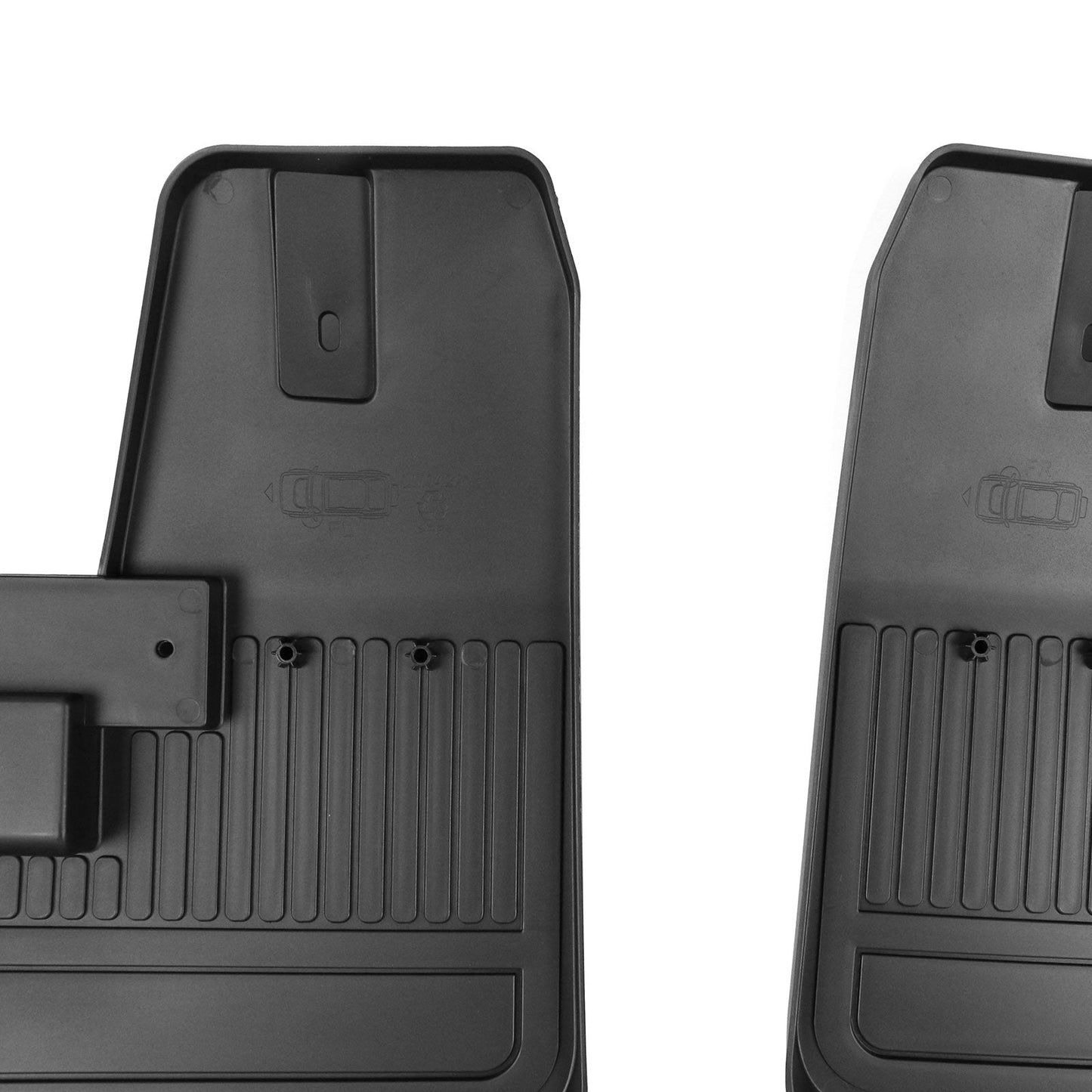 2021-2025 Ford Bronco Black 4PCS Front Rear Mud Flaps Splash Guards