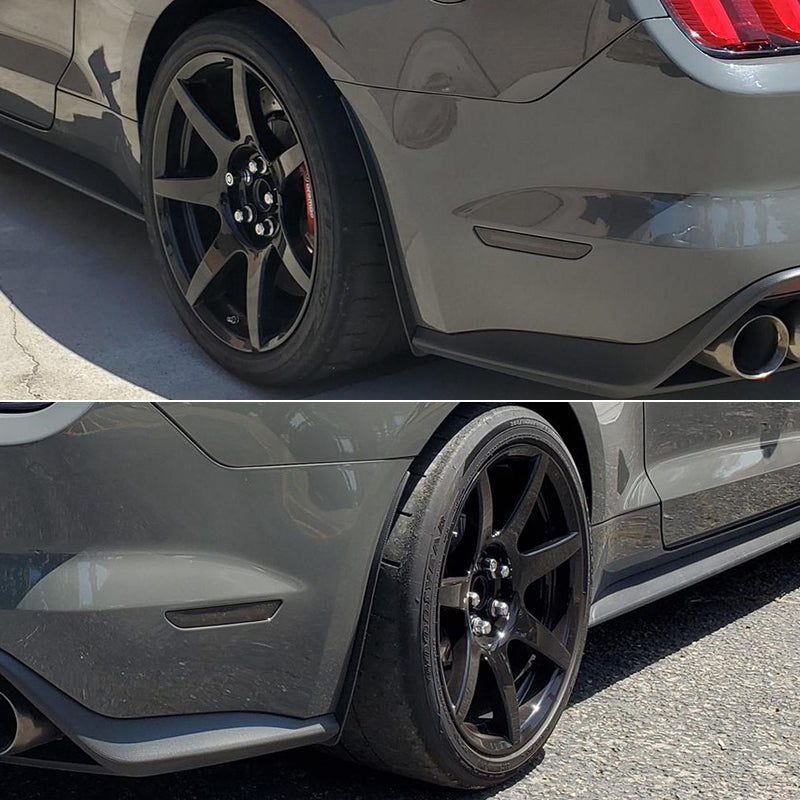 2015-2023 Ford Mustang Black 2PCS Front Rear Mud Flaps Splash Guards