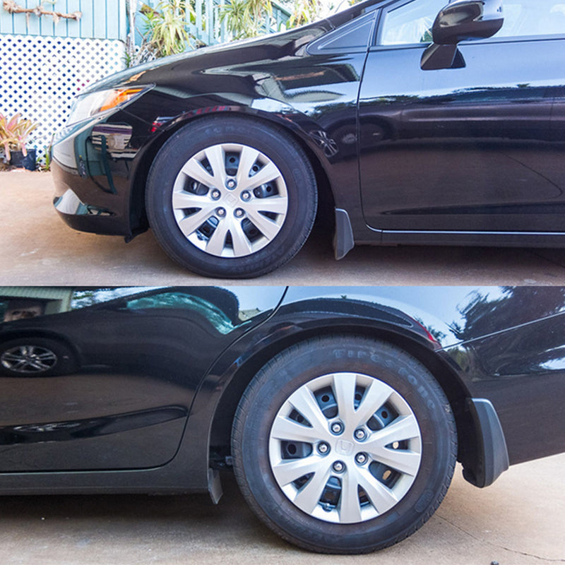 2012-2014 Honda Civic 4Pc 4Dr OE Style Mud Guard Splash Flap Fender PU