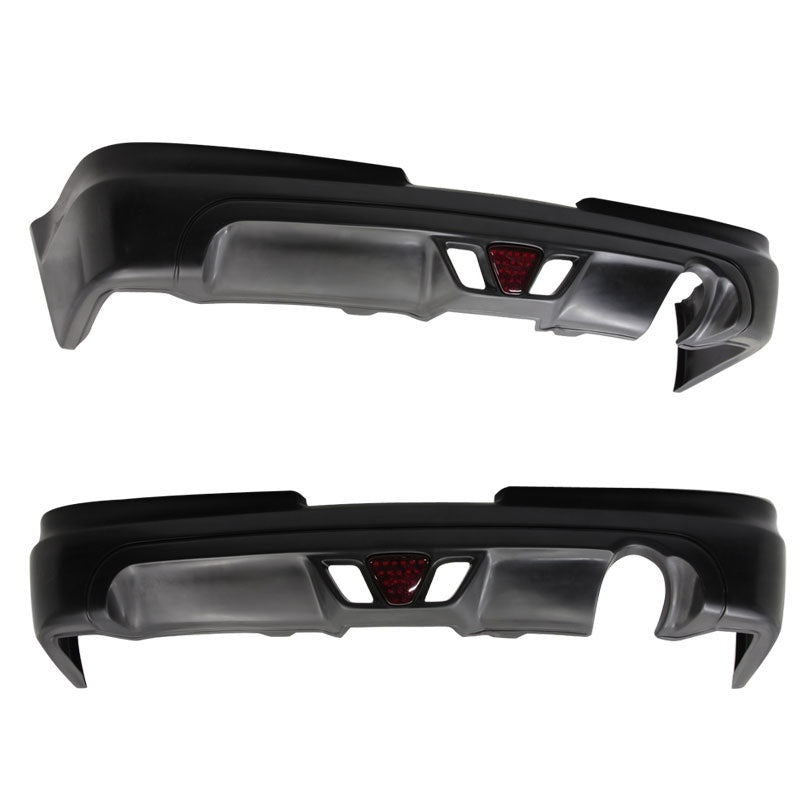 2002-2004 Acura RSX Mugen Style Rear Lip Diffuser LED Brake Light PU