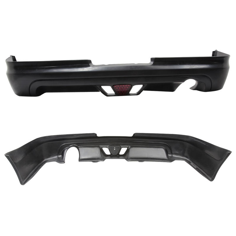 2002-2004 Acura RSX Mugen Style Rear Lip Diffuser LED Brake Light PU