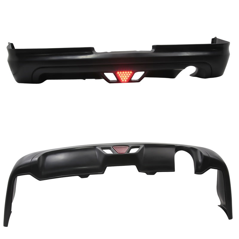 2002-2004 Acura RSX Mugen Style Rear Lip Diffuser LED Brake Light PU