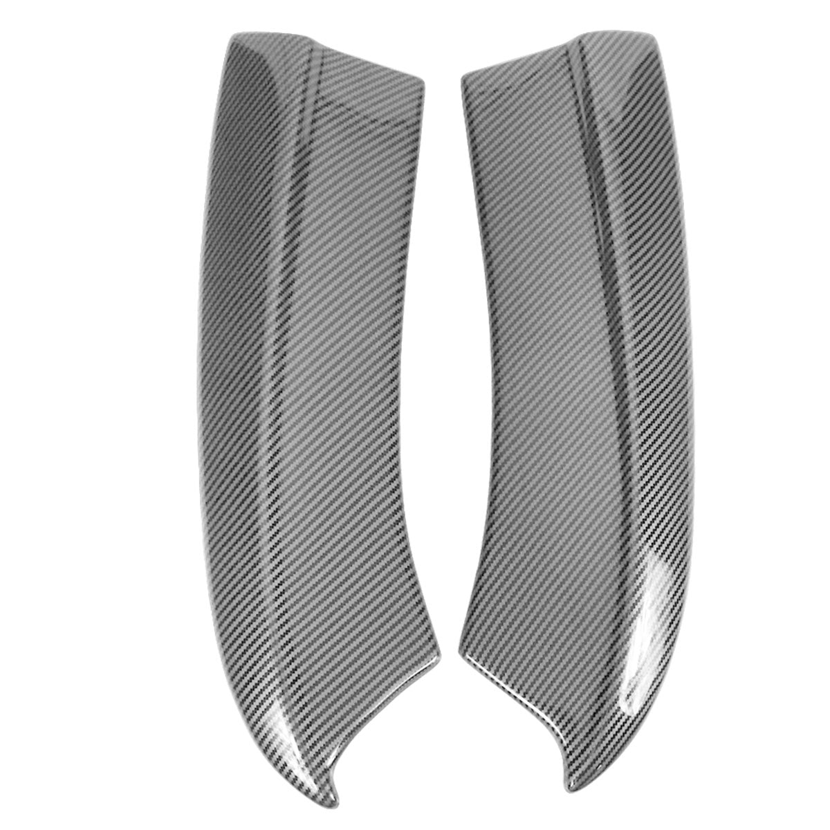 2015-2023 Dodge Charger CF Print Rear Bumper Lip Side Apron Spat 2PC