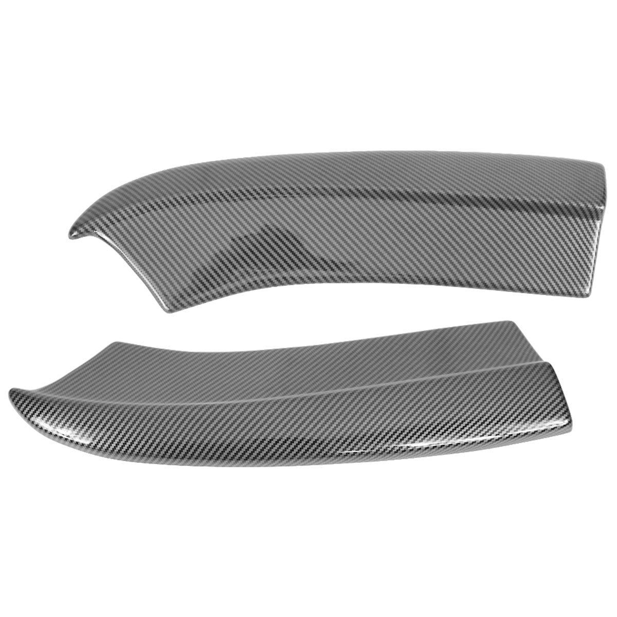2015-2023 Dodge Charger CF Print Rear Bumper Lip Side Apron Spat 2PC