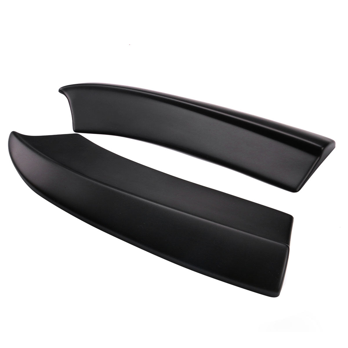 2015-2023 Dodge Charger Matte Black Rear Bumper Lip Aprons Pair PP