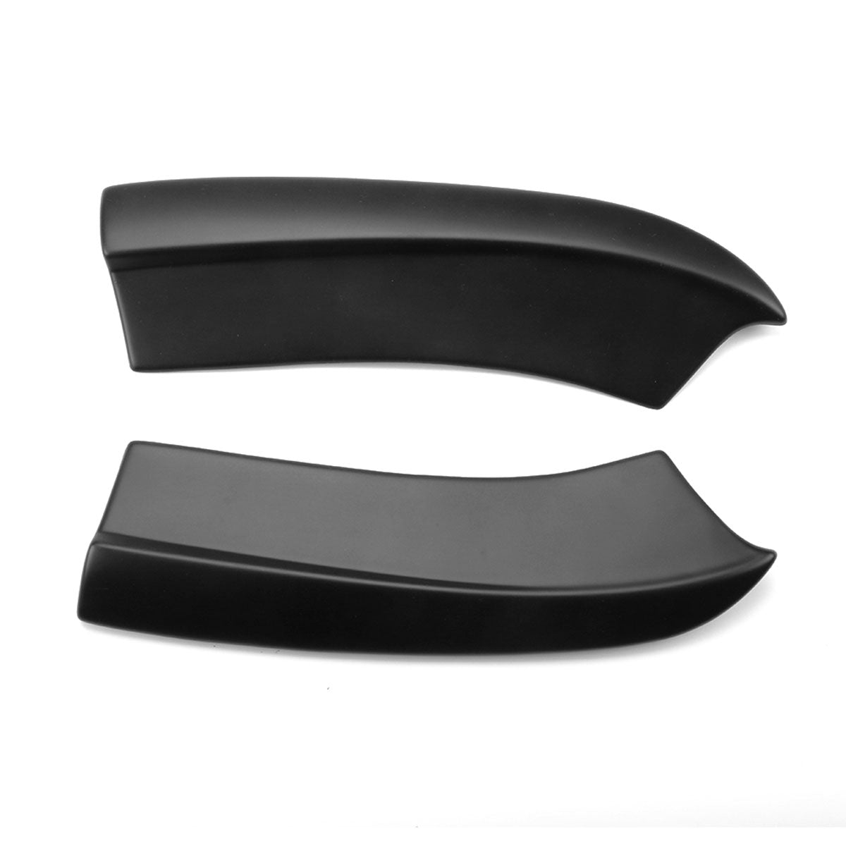 2015-2023 Dodge Charger Matte Black Rear Bumper Lip Aprons Pair PP