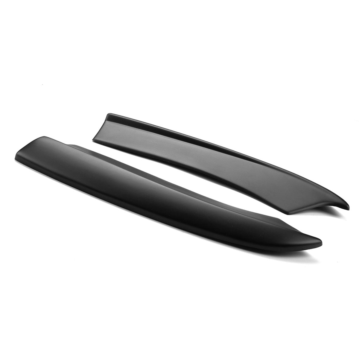 2015-2023 Dodge Charger Matte Black Rear Bumper Lip Aprons Pair PP