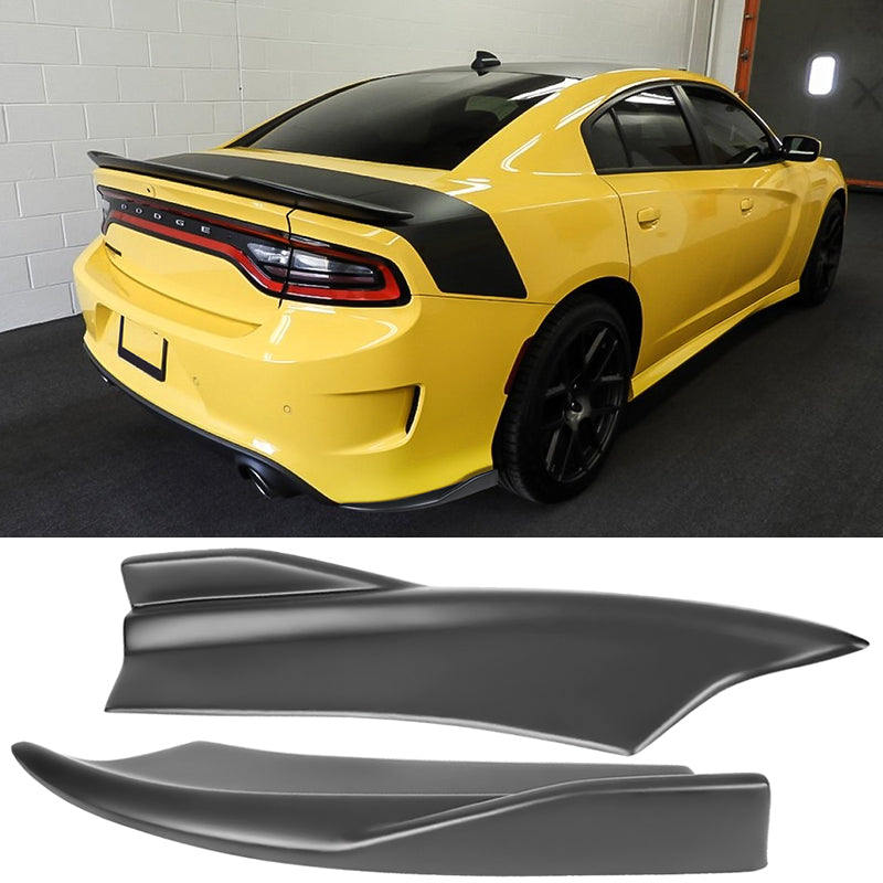Rear Diffuser for 2020-2023 Dodge Charger V2 Style Matte Black Rear Bu