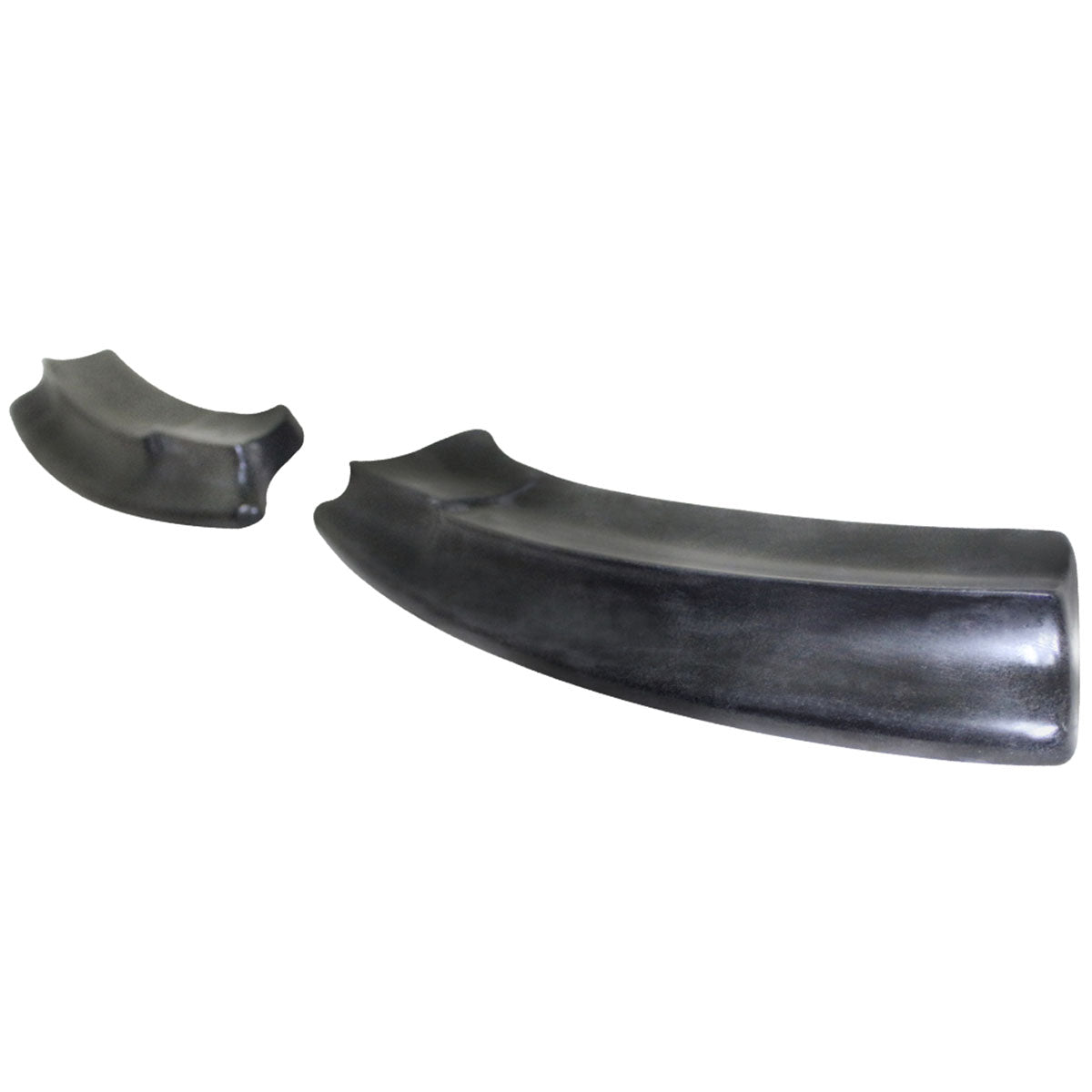 2016-2018 Ford Focus RS Unpainted Black Rear Bumper Lip Aprons PU