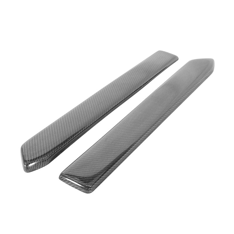 2010-2014 Ford Mustang Rear Bumper Side Splitters 2PC Carbon Fiber
