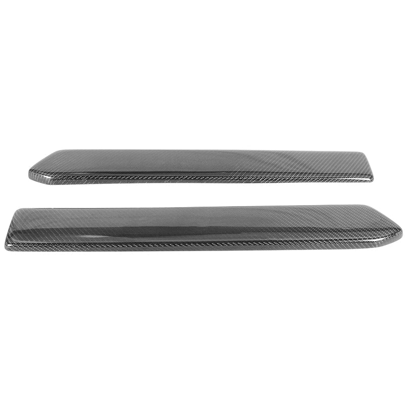 2010-2014 Ford Mustang Rear Bumper Side Splitters 2PC Carbon Fiber