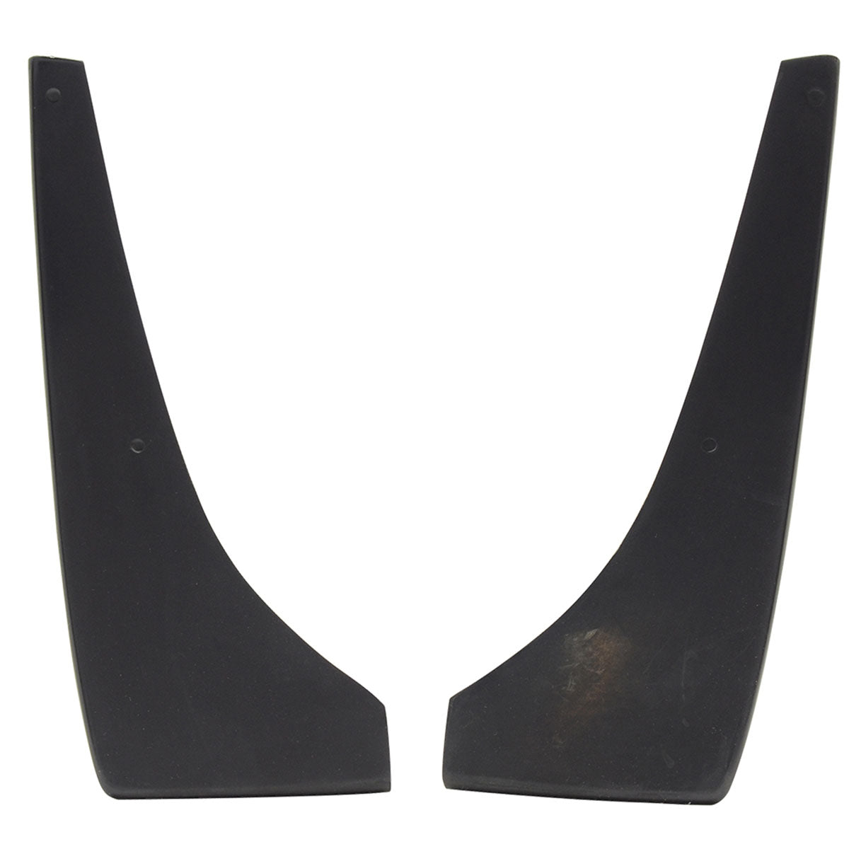 2010-2012 Ford Mustang V6 Unpainted Black Rear Bumper Lip Aprons PU