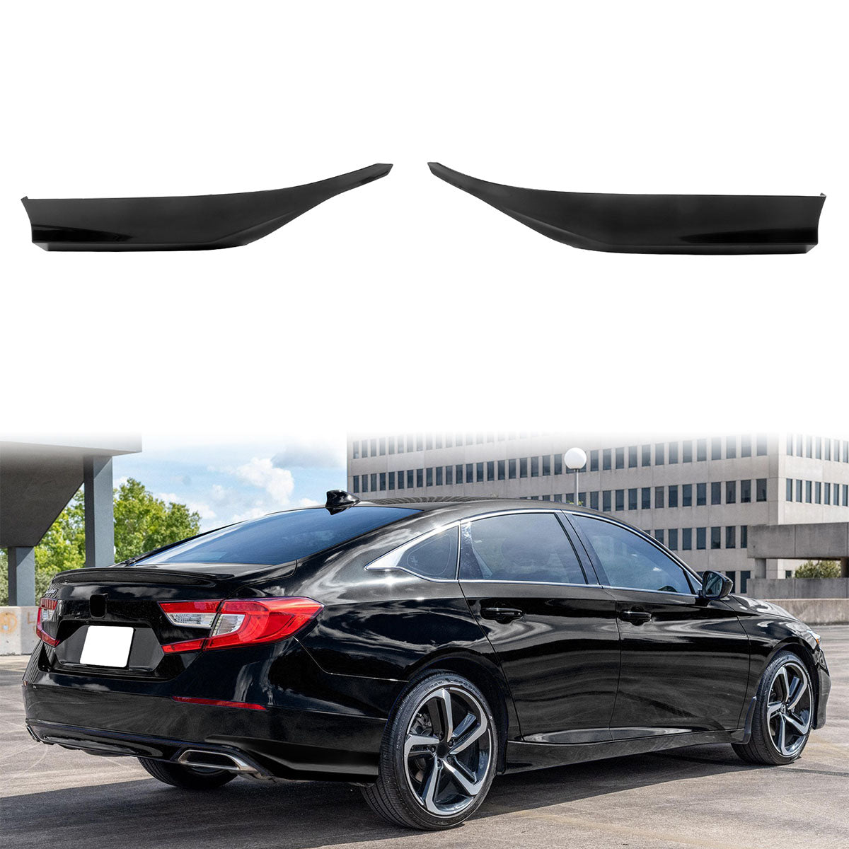 2018-2022 Honda Accord IKON V2 Rear Bumper Aprons PP