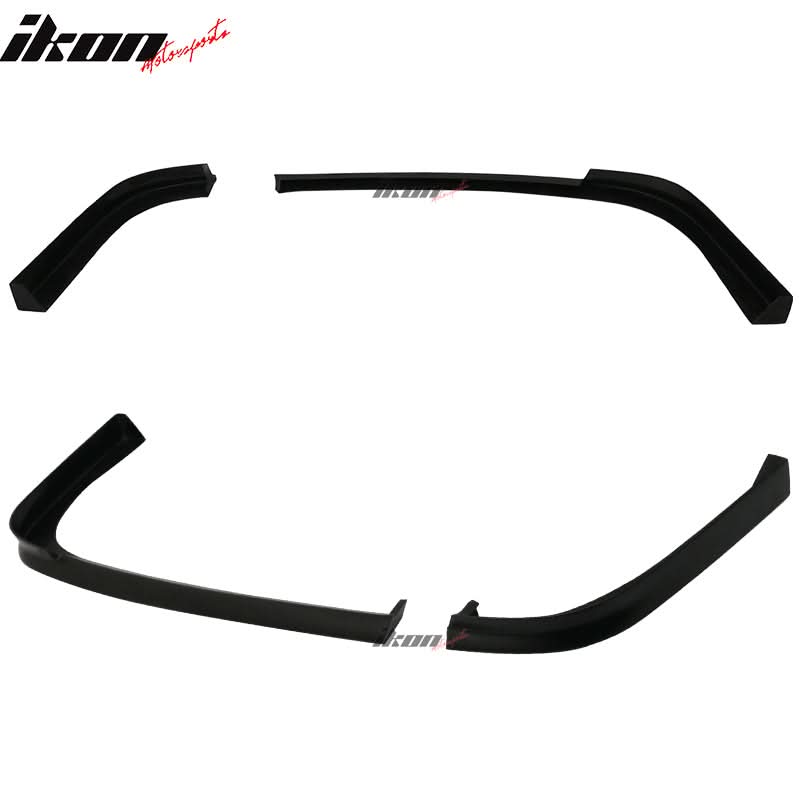 2001-2003 Honda Civic 2Dr TR Style Unpainted Black Rear Bumper Lip PU