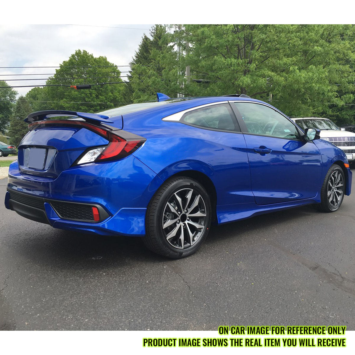 2016-2020 Honda Civic Coupe HFP Style Rear Bumper Lip PU