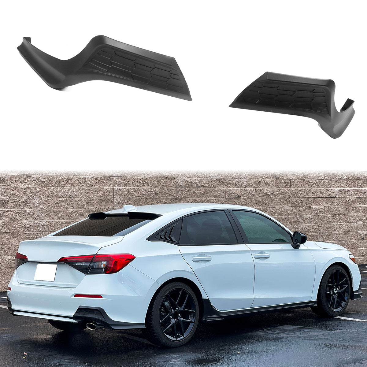 2022-2023 Honda Civic 4-Door MD Style Rear Bumper Lip PP