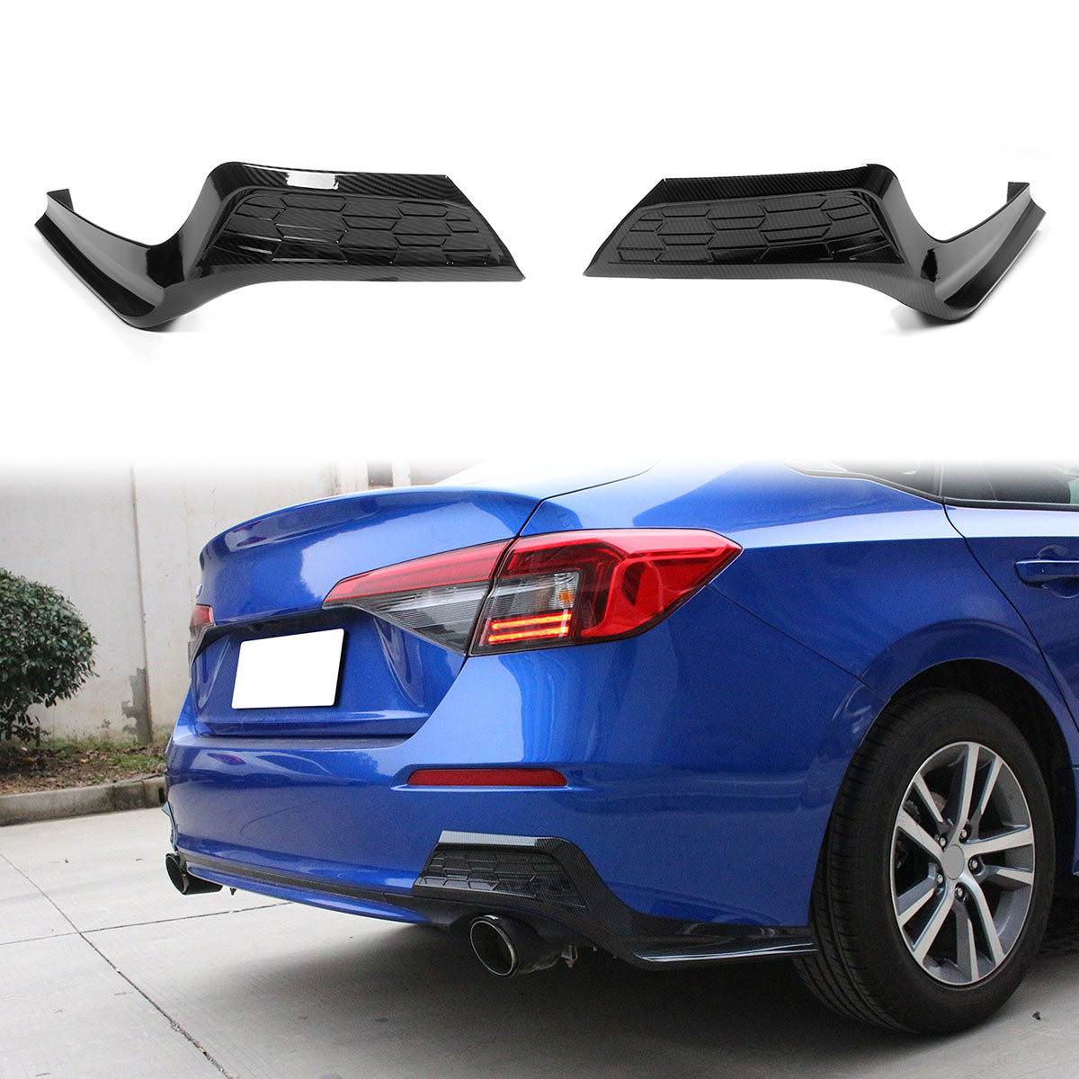 2022-2023 Honda Civic 4-Door MD Style Rear Bumper Lip PP