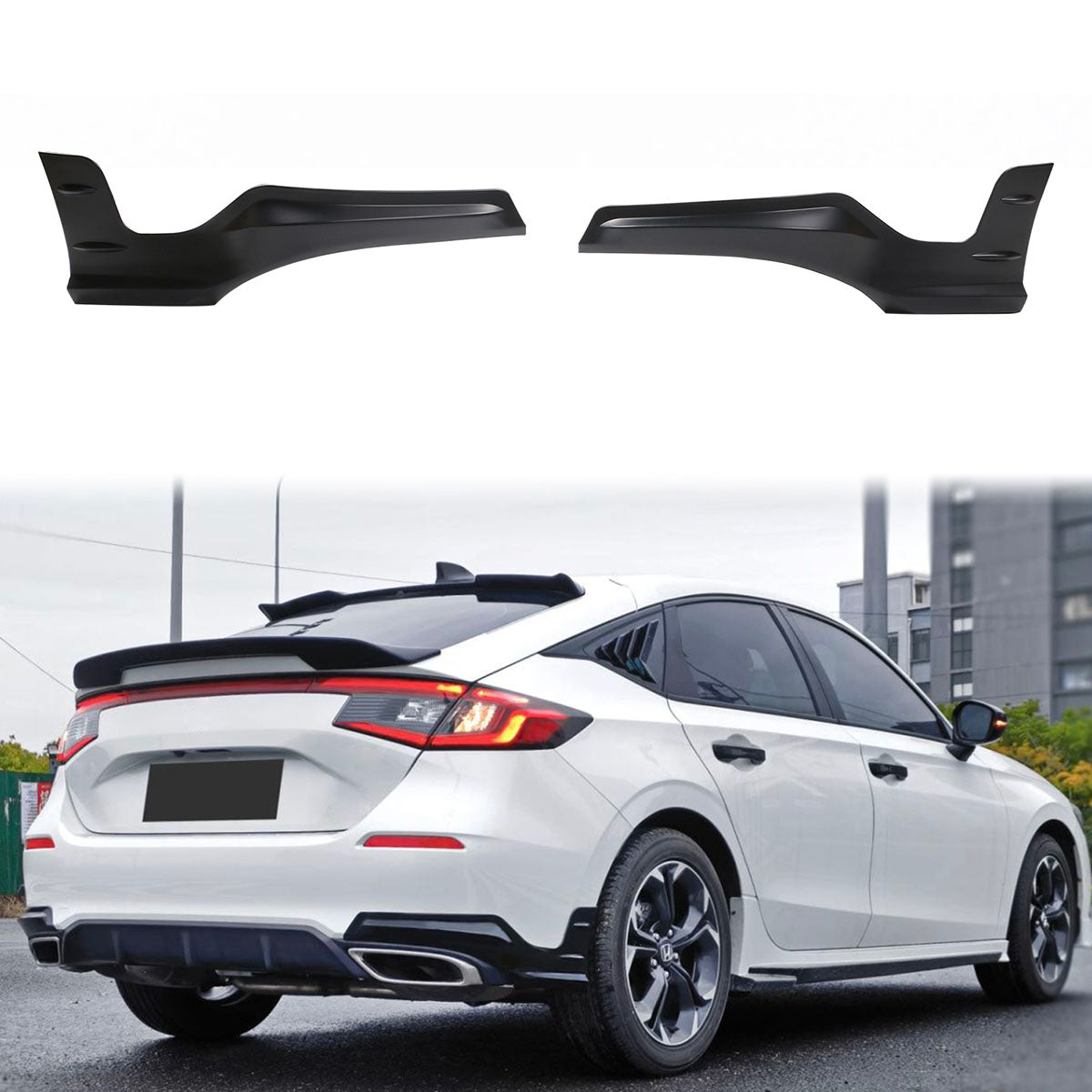 2022-2024 Honda Civic Mugen Style Rear Bumper Lip Aprons