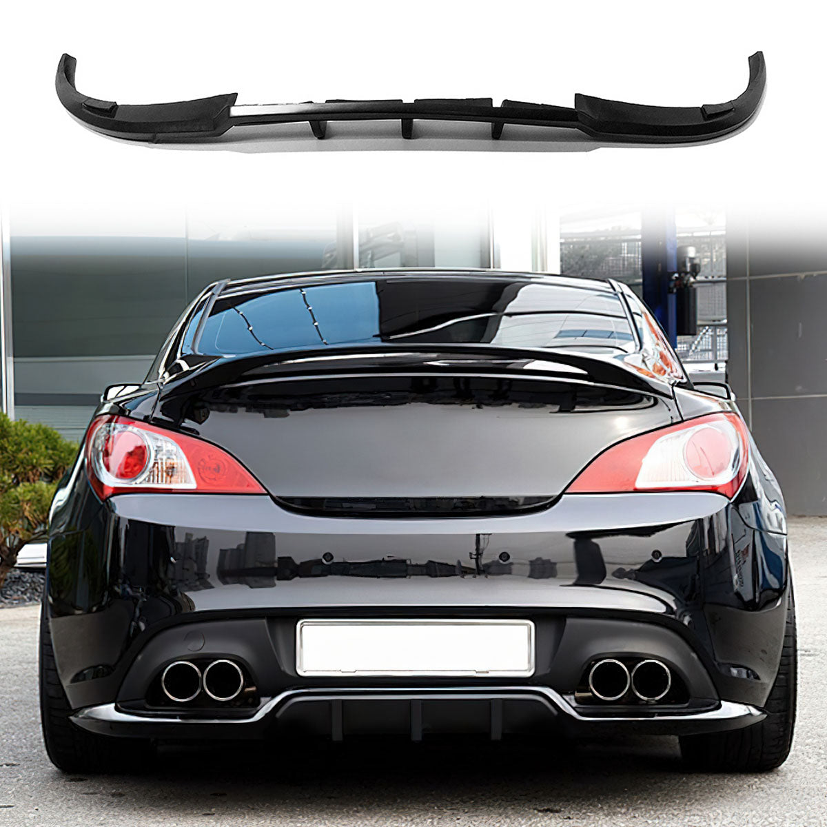 Rear Diffuser for 2010-2016 Hyundai Genesis Coupe Walker Rear Valance