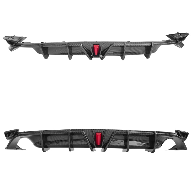 2018-2024 Toyota Camry LE XLE Carbon Fiber Print Rear Diffuser Lip PP