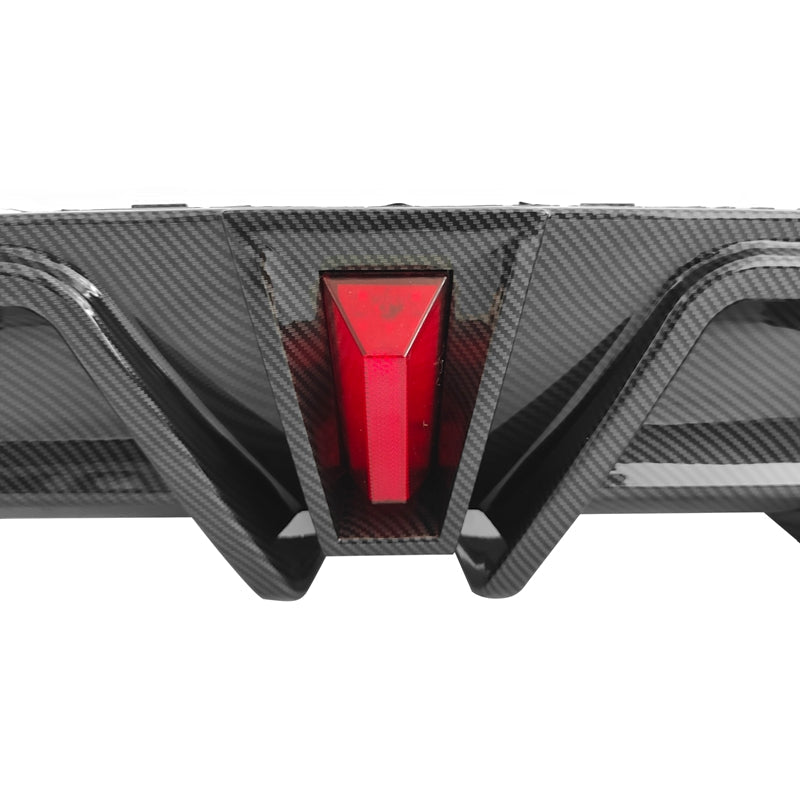 2018-2024 Toyota Camry LE XLE Carbon Fiber Print Rear Diffuser Lip PP