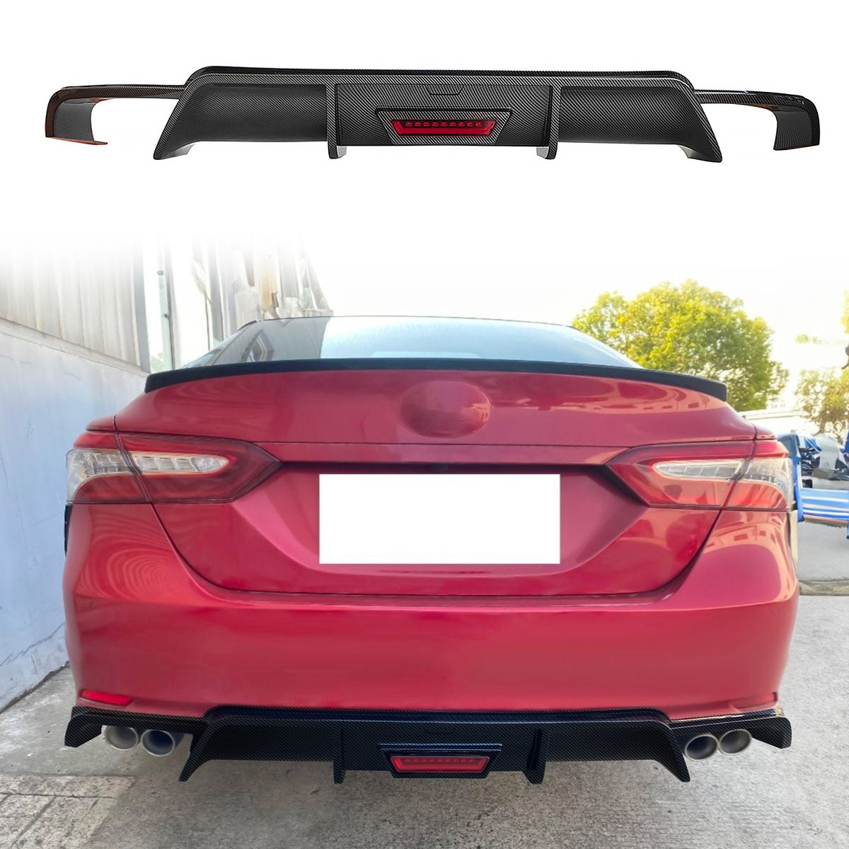2018-2024 Toyota Camry SE XSE Rear Diffuser Lip PP