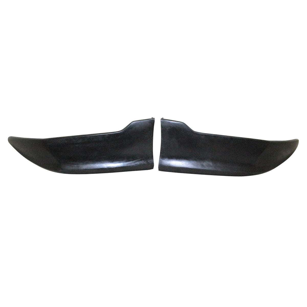2014-2019 Toyota Corolla Rear Bumper Lip Aprons Unpainted Black PU