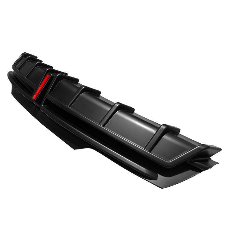 2024-2025 Tesla Model 3 Highland Matte Black Rear Diffuser W/LED PP