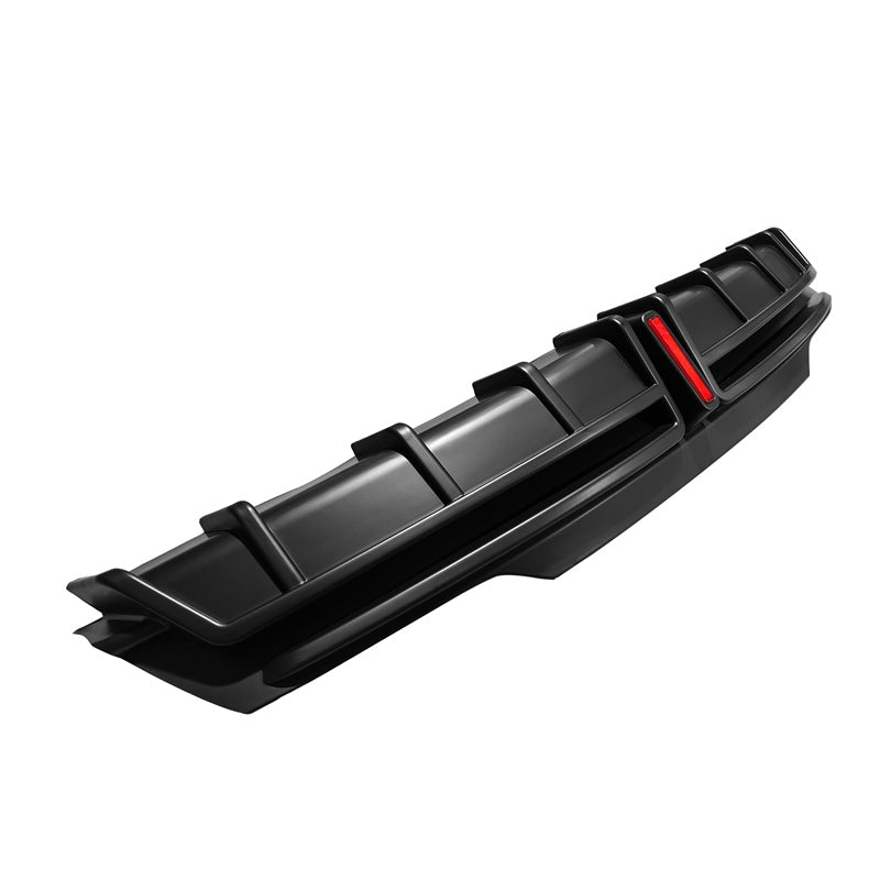 2024-2025 Tesla Model 3 Highland Matte Black Rear Diffuser W/LED PP