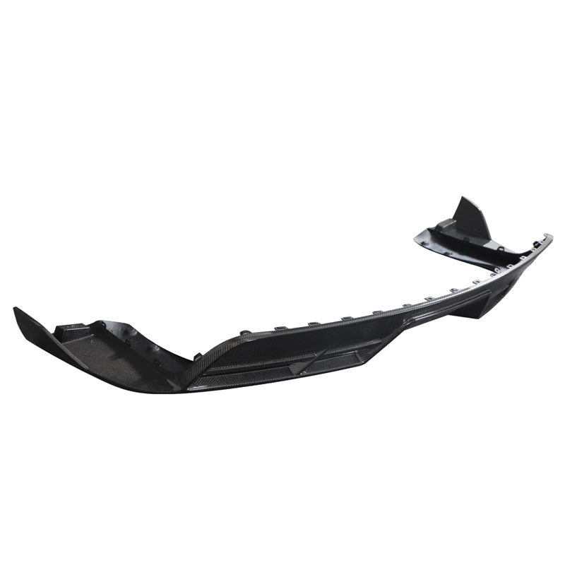 2021-2025 Tesla Model S Gloss Black Revozport Rear Lip Carbon Fiber