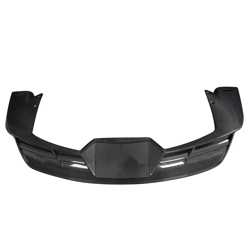 2021-2025 Tesla Model S Gloss Black Revozport Rear Lip Carbon Fiber