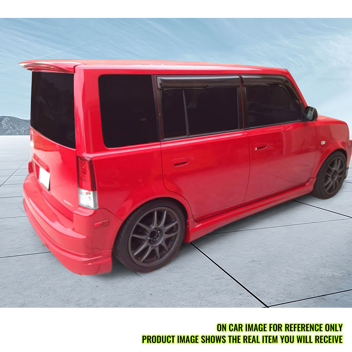2003-2007 Scion XB K-Style Black Rear Bumper Lip Diffuser Spoiler PU