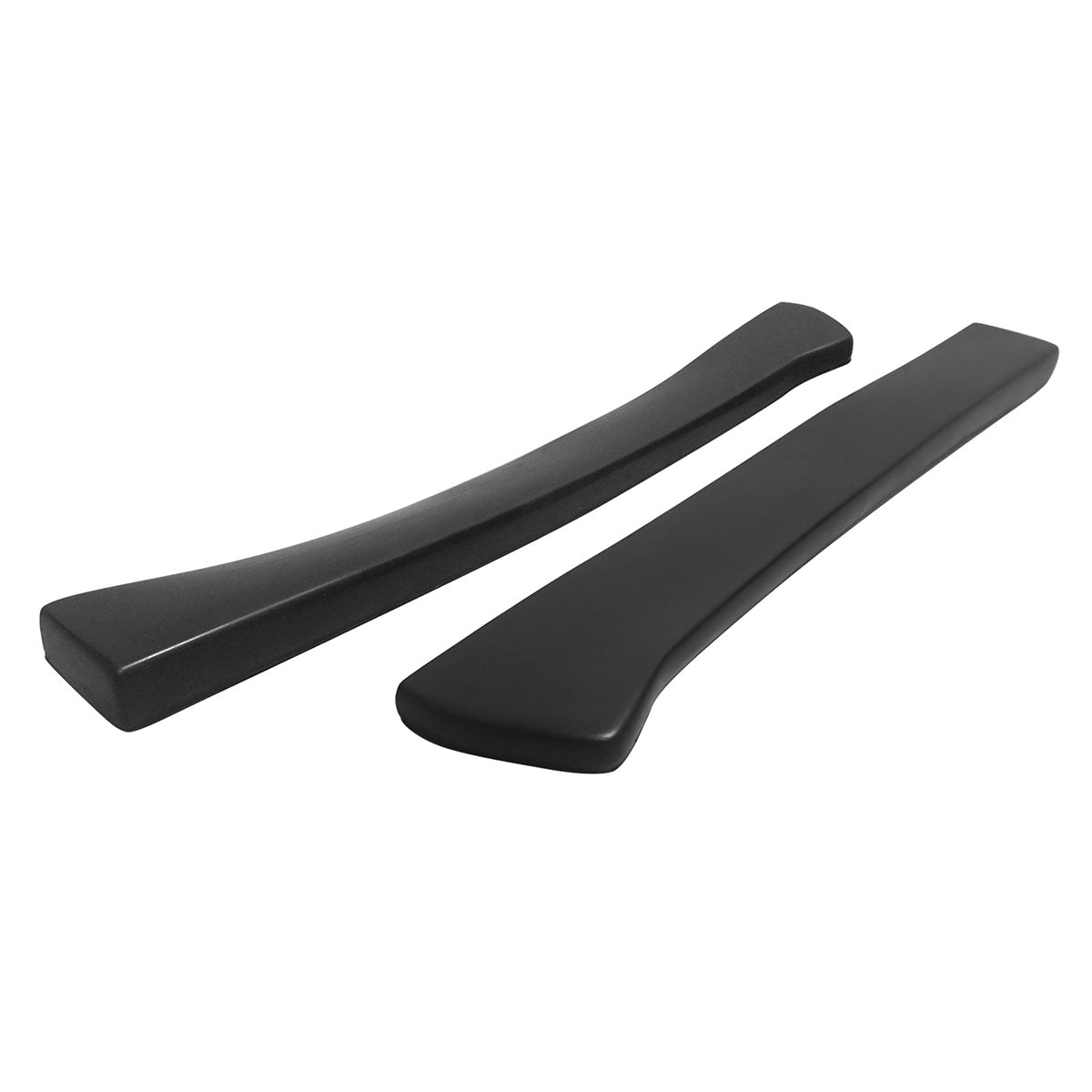 Universal 16" x 2" Rear Bumper Lip Side Aprons Splitter Unpainted