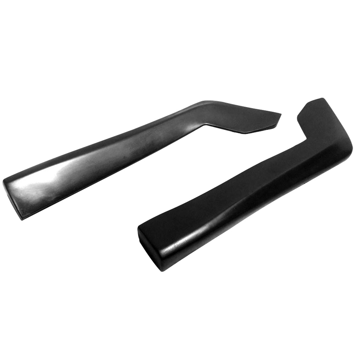 Universal 14" x 7" DT Style Rear Lip Side Corner Aprons Canard Cap PU