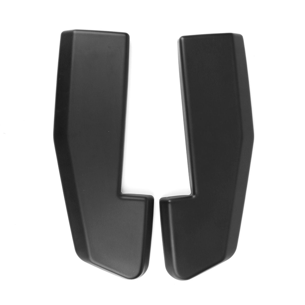 Universal V1 Style Matte Black 2PCS Rear Bumper Lip Splitters Guard PP