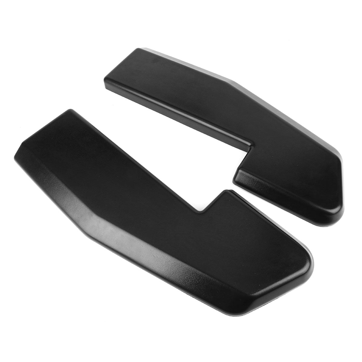 Universal V1 Sanded Black Rear Bumper Splitter Lip With 8 Screws PP