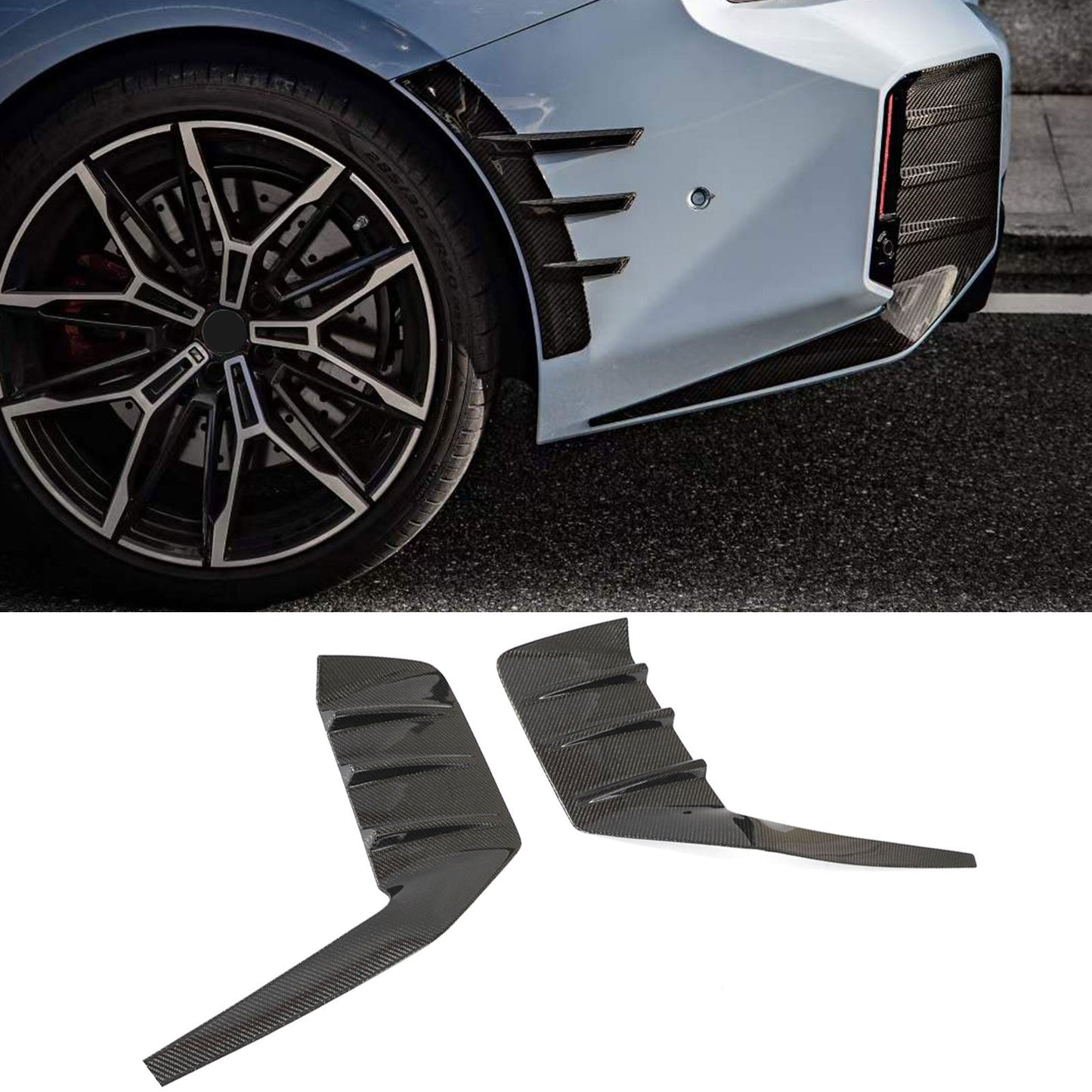 2023-2024 BMW G87 M2 Rear Side Fins M Performance Style