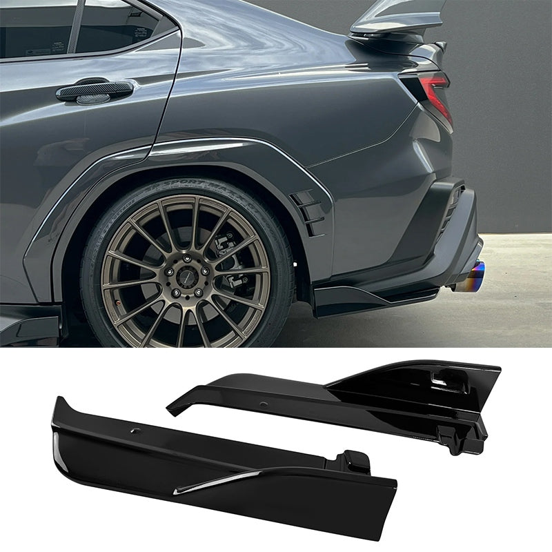 2022-2025Â SubaruÂ WRX D Style Rear Bumper Lip Aprons ABS