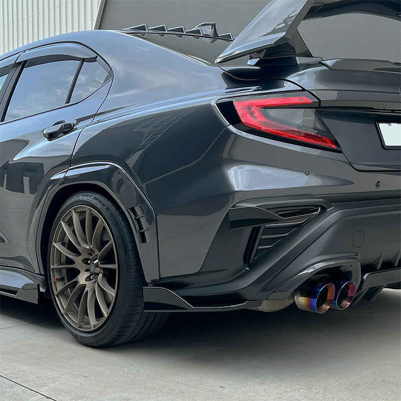 2022-2025Â SubaruÂ WRX D Style Rear Bumper Lip Aprons ABS