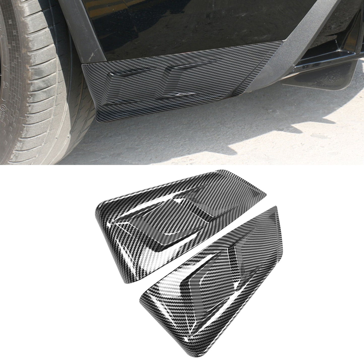 2020-2024 Tesla Model Y All Models Rear Splitter Aprons PP