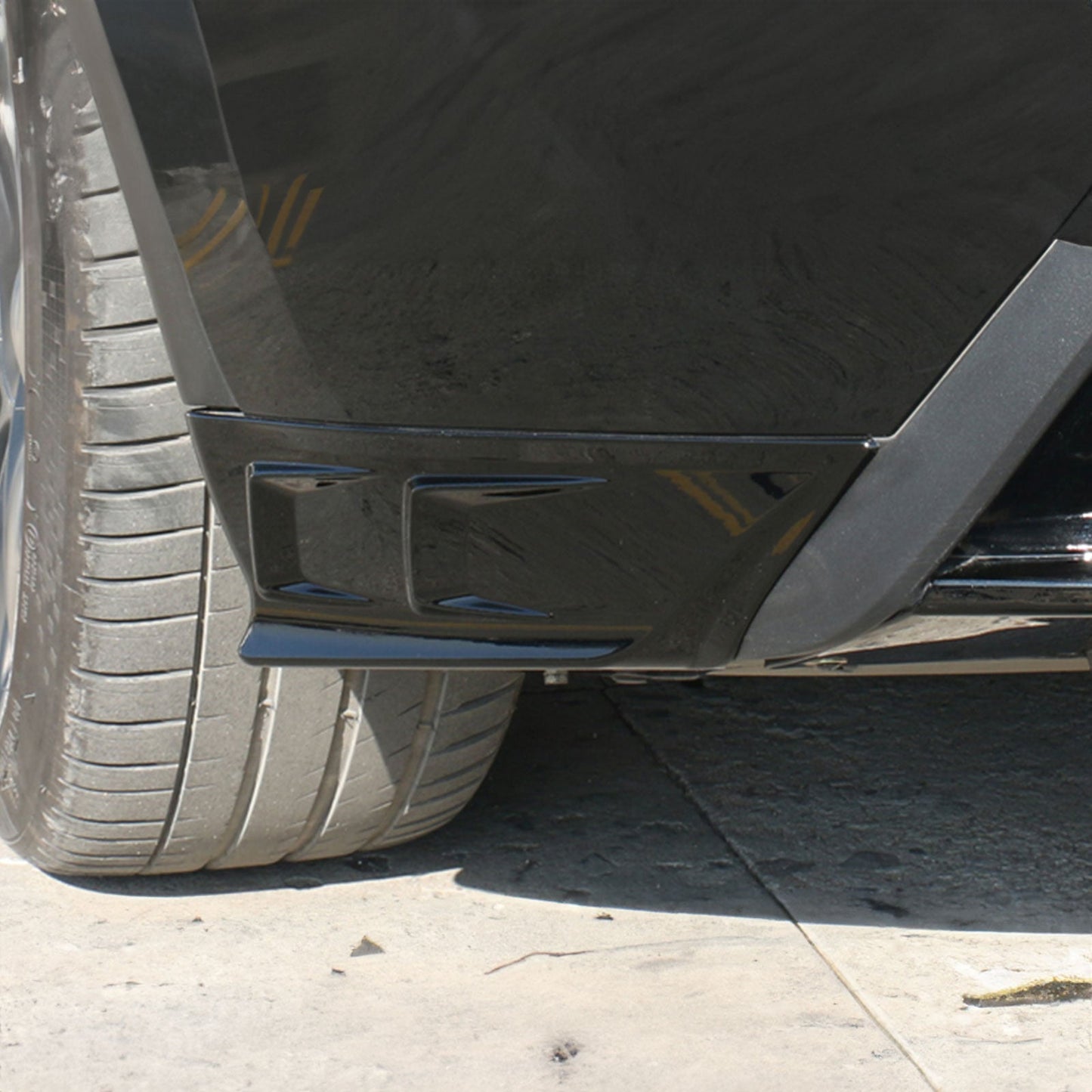 2020-2024 Tesla Model Y All Models Rear Splitter Aprons PP